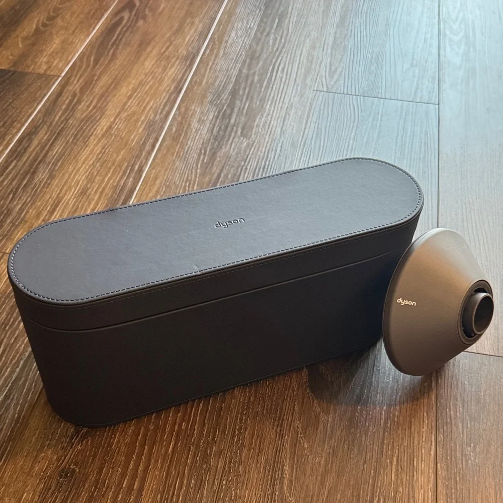 Pink Dyson Hair Dryer with Black Case - Picture 3 of 7